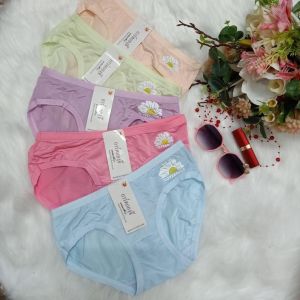 Sét 10 Quần lót nữ (8083) Size 40 - 50Kg Thun Lạnh In Hoa Cúc Mềm Mịn Thoáng Mát. Phom quần chuẩn ôm sát vòng 3