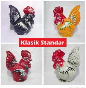 Celengan ayam tanah liat premium celengan target ukuran standar murah garansi pecah ganti baru atau uang kembali kado ultah anak unik