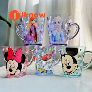 I know  Frozen Kids Plastic Cup with Handle Cartoon Milk Cup Mug Birthday Gift 300ml
