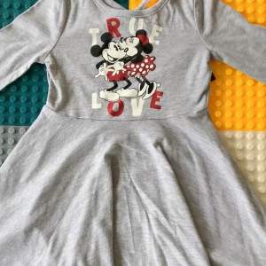 [Imported] Disney Junior Mickey & Minnie Mouse Long Sleeve Dress - True Love (Heather Grey)