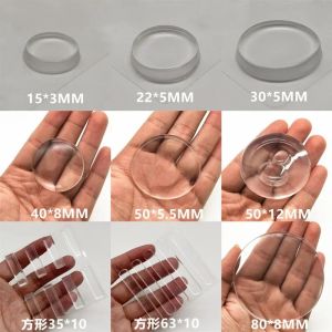 Transparent Soft Silicone Door Stopper Bumper Mute Stickers Wall Protection Muffler Pad Door Stopper Furniture Anti-crash Pad