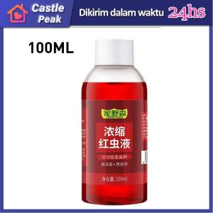 100Ml Umpan Cairan Merah Cairan Cacing Darah Aroma Ikan Atraktan Terkonsentrasi Merah Cacing Cair Umpan Ikan Aditif Bertengger Lele Aksesoris Memancing