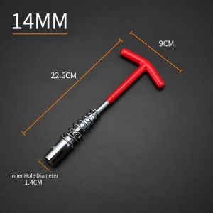 WILLUCK Xoay 360 độ. Dụng cụ tháo bugi Ổ cắm tháo rời Tay cầm chữ T Dụng cụ sửa chữa ô tô  14mm/16mm/21mm Cờ lê đầu tuýp bugi dành cho việc bảo dưỡng và sửa chữa động cơ ô tô.