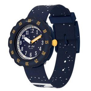 Flik Flak Space Quest (FPSP082) Blue RECYCLED PET Kids Watch