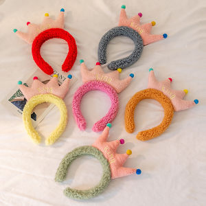 Băng đô vương miện công chúa Băng đô thời trang cô gái rửa mặt trang điểm phong cách Hàn Quốc