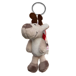 Sturdy Plush Reindeer Hanging Ornament Adds Elegant to Trees Fireplaces and Window Decoration Daily Casual Use