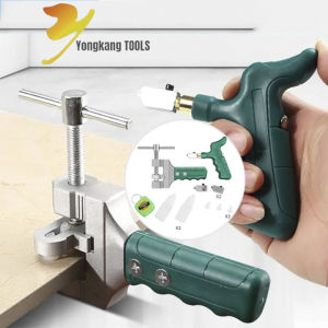 Set Alat Pemotong Ubin Manual Multifungsi dengan 3 Mata Pisau - Warna Hijau