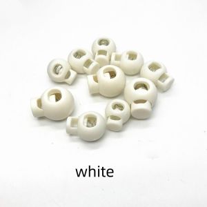 25PCS Plastic Round Toggle Stopper  with Spring Cord Locks End bag