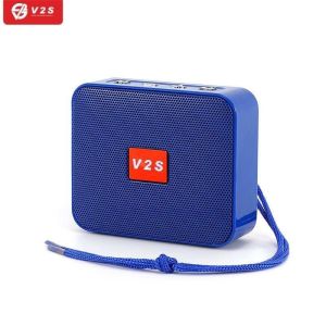 V2S VS801 Portable Mini Wireless Bluetooth Speaker with USB TF Card and FM Radio Function