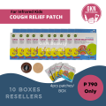 COUGH RELIEF PATCH 100% ORIGINAL Natural Organic No Cough Patch Herbal  [RESELLERS PACKAGE]. 