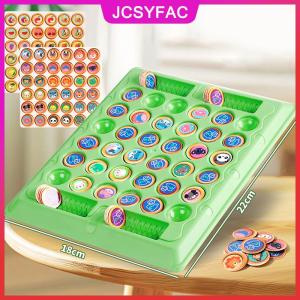 JCSYFAC 1 bộ tư duy logic nhận thức Bộ nhớ học tập động vật phù hợp với cờ vua trẻ em Đồ chơi động vật lật cờ vua chiến lược cổ điển trò chơi bảng