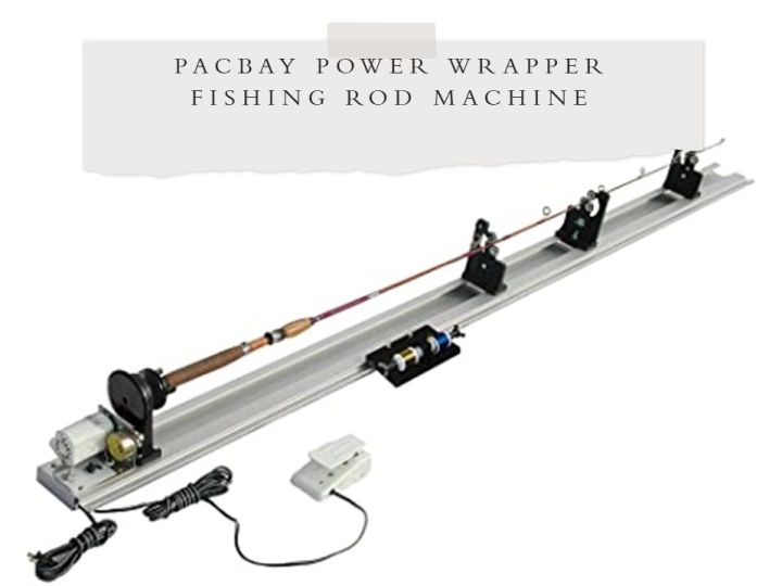 PACIFIC BAY FISHING ROD BUILDING MACHINE COMPLETE SET POWER