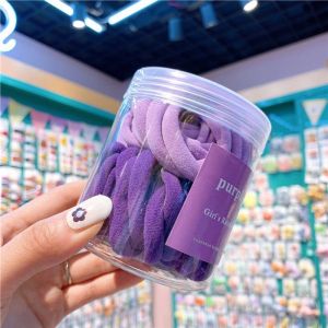 Deukio thanh lịch cơ bản cột tóc thiết lập cho phong cách ponytails cao dây cao su mềm