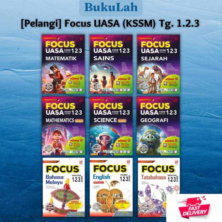 [Sbook] Buku Rujukan : Focus UASA Tingkatan 1.2.3 (KSSM)-Pelangi | Lazada