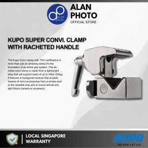 Kupo KCP-710 [KG701712] / KCP-710B [KG701511] Super Convi. Clamp With Racheted Handle