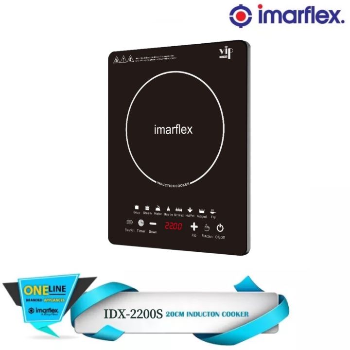 Imarflex IDX2200S Induction Cooker 2200W Inverter Stove Multiple