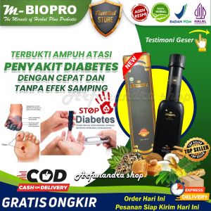 MBiopro M Biopro Obat Diabetes Perbaikan Pangkreas Gula Darah Stabil & Normal Herbal Penurun Gula Darah Luka Diabetes Melitus Kencing Manis Membantu Kesehatan Pankreas Mengendalikan Kadar Gula Paling Ampuh Aman 100% Alami