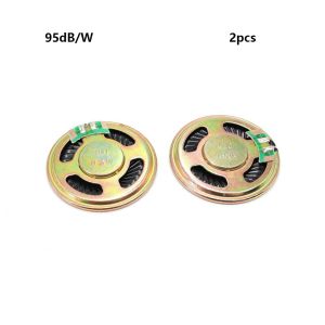 LONGB 2pcs Vỏ Sắt Còi từ tính bên trong Bản gốc Siêu Loa mini Chất lượng cao Đường kính 40MM Loa Radio Đồ Chơi