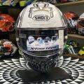 SHOEI X14 White Ant Helmet Motorcycle Full Face Locomotive Men and Women Helmet. 