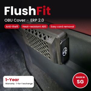 FlushFit OBU Cover | ERP 2.0 Cashcard Holder | Anti-Theft | 24 Designs | Made in SG
