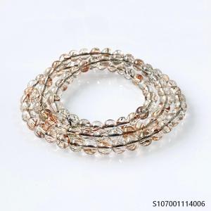 Thousand Crystals and Ten Thousand Beads Natural Black Gold Super Seven Crystal Bracelet Three-Layer Stackable Womens Fashion Jewelry 2026