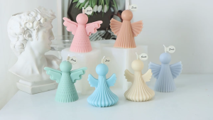 3D Angel Silicone Mould Smooth Festive Theme Mold Epoxy Resin Molds for Ornament Making Moulds