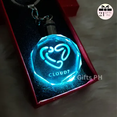 LED Crystal Keychains BINI BTS Tinytan Blackpink SB19 AOT Avengers logo Panda Luffy Naruto Stitch ENHYPEN SEVENTEEN HORIZON Anime Souvenir