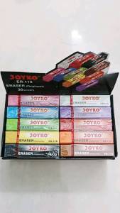 (1pcs) Penghapus joyko pelangi panjang ER-115 .30 pcs