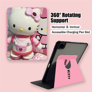 CrashStar 360° Rotating Stand Cartoon Cute Flip Leather Tablet Case For iPad Mini 6 iPad 9.7 5th 6th Air 3 4 5 iPad 10.2 7th 8th 9th 10th Gen iPad Pro 11 inch 12.9 2022 2021 2020 iPad Hard Shockproof Casing Cover With Rotatable Holder Support Hot Sale