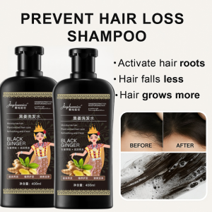 🌿 Scalp Fresh Revival 🌿 Black Ginger Shampoo Anti Dandruff Shampoo Oil Control Hair Cleanser Volumizing Shampoo Deep Cleansing For Oily Scalp Dry Ends Hair Repair Therapy