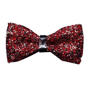 ZENO Pre-tied Gentleman Ties Rhinestone Exquisite Sequin Bow Ties Fashion Tuxedo Accessories Cravat Men