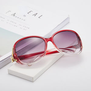SUNYMALL Kính mát phân cực Thời trang nữ Bảo vệ bức xạ kính mắt Nhân cách Khung vuông Kính nữ