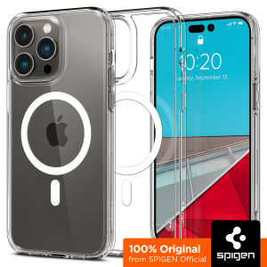 SPIGEN Case for iPhone 14 Pro Series [Ultra Hybrid Mag Fit] Keep its Own Clarity with Durable Protection for MagSafe / iPhone 14 Pro Max Case / iPhone 14 Pro Casing