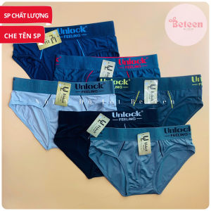 COMBO 5 QUẦN LÓT NAM CAO CẤP QUẦN SỊP NAM UNLOCK THỜI TRANG CAO CẤP THUN LẠNH THOÁNG MÁT CO GIÃN 4 CHIỀU - Nội Y Đồ Lót : Beteen