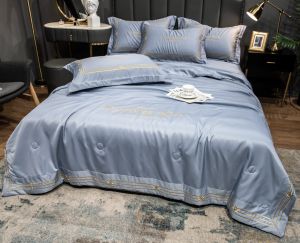 💥Set Chăn Ga Gối Lụa Satin DreamCity Home Chăn Trần Hè Cao Cấp 4 Món Nhập Khẩu FULL MÀU