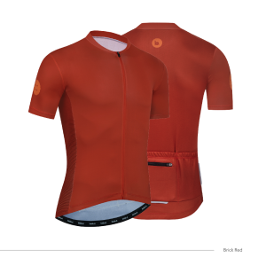 Bizkut Basics Solid Short Sleeve Cycling Jersey Comfort Fit Breathable UV Protection Men and Women L1