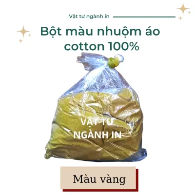 Bột màu nhuộm áo cotton 100%
