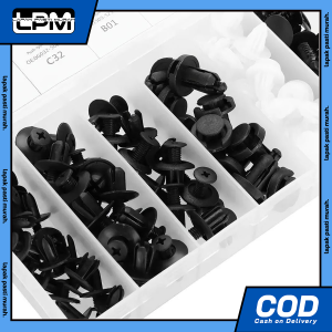 【100PCS】Baut Rivet Bumper Klip Mobil Sekrup serbaguna Plastik Clip Bemper Universal HM086