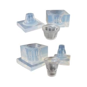 Silicone Mold Clay Plate Moulds Flexible Moulds Bowl Shape for Creating Miniature Art and Handmade Crafts