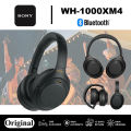 หูฟัง Sony WH-1000XM4 บลูทูธพร้อมไมโครโฟน หูฟังเกมมิ่งไร้สายตัดเสียงรบกวน หูฟัง Bluetooth ไร้สายจาก Sony หูฟังสำหรับเล่นกีฬาสำหรับโทรออกและรับสาย. 