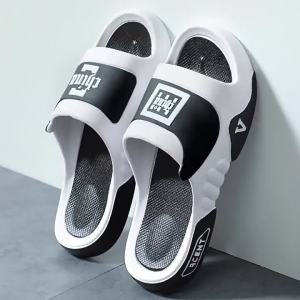 [Free Shipping] MenS Summer Slippers Non-Slip Thick-Soled New Style PVC Material Jieyang Plastic Sandals