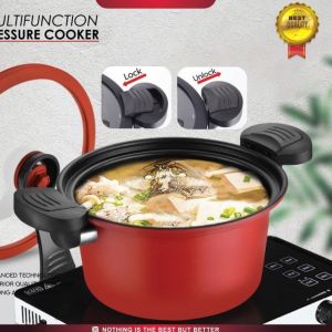 Panci Presto Subron 3.5 liter Teflon Pressure Cooker Totipotent Micro Pressure Cooker Pot 3.5L Daging Empuk Anti Lengket Panci Bahan Kuat & Tebal
