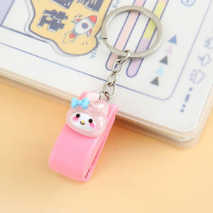 คุณค่าเครื่องเย็บกระดาษขนาดเล็ก สำหรับสำนักงาน, นักเรียน และเข้ากันได้ย้อนหลัง 24 ชั่วโมง พร้อมพวงกุญแจ: เครื่องเย็บเล่มจิ๋ว