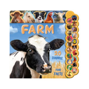 Noisy Farm 20 Sounds Book For Kids To Learn Fun Facts & Farm Animals
