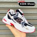 รุ่นNB 530 (Sz.30-36EU) แนะนำเผื่อ 1 ไซส์ สีขาวกกรมท่า เหมาะสำหรับเด็ก ใส่สบาย นุ่มเท้า V67D01. 