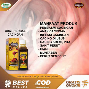 Obat Tradisional Cacingan Anak Dan Dewasa Infeksi Cacing Di Usus Cacing Kremi Cacing Pita Cacing Gelang Sakit Perut Diare Sembelit Muntaber Dengan KURMAQU Dan Madu Asli