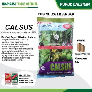 Pupuk Calsium Susu Calsus Natural Plus Formula 1 kg Pupuk Penyubur Tanaman