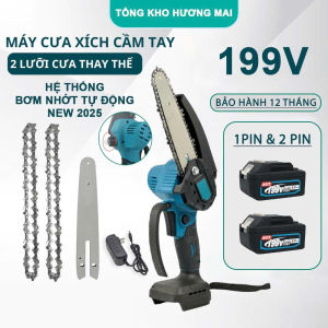 Máy Cưa Xích Cầm Tay Siêu Khỏe Tiện Dụng Máy Lõi Đồng Hàng Xịn