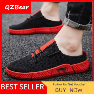 【Promotions】Korean Half Shoes for men Half Slippers Sandals Loafers for men 2020 New Fashion Shoes Mules for men