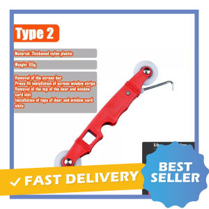Spline Rol Renovator Penggantian Aksesoris Instalasi Jaring Pasir Kasa Jendela Anti-Nyamuk Serangga Window Installation Screen Door 2 in 1 HSSecury HS02 - 7COT2VRE
